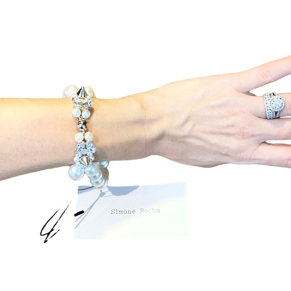 Simone Rocha Jewelry - Simone Rocha Crystal and Pearl Bracelet